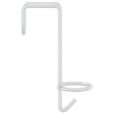 VidaXL Emmerhaak draagbaar gegalvaniseerd staal zilverkleurig