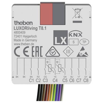 Theben 4800409 Drukcontactinterface LUXORliving T8.1