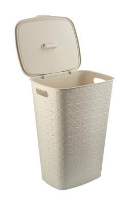 Curver Softex wasbox met deksel 56L wit - thumbnail