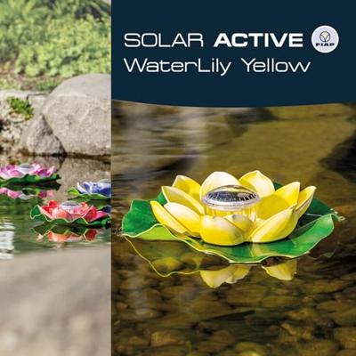 FIAP 3206-3 SOLAR ACTIVE WaterLily Yellow Decoratieve lamp op zonne-energie LED LED vast ingebouwd Geel