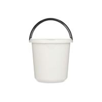 Emmer met handvat Wit Antraciet 10 L 30 x 28,5 x 30 cm (18 Stuks) - thumbnail