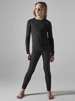 Craft 1909714 Core Wool Merino Set Jr - Black Melange - 146/152 - thumbnail