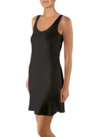 Onderjurk 90CM - breed bandje - Antistatische viscose onderjurk met brede bandjes - thumbnail