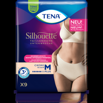 Tena Silhouette Hoge Taille Broekje Creme Maat M 3644 Plus 9 Stuks bij Jumbo Tena Silhouette Hoge Taille Broekje Creme Maat M 3644 Plus 9 Stuks bij Jumbo