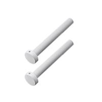 HDD Pro Bevestigingsset m10 Trekker Voor Buitendeur/Rond 20mm/100mm Wit Structuur - thumbnail