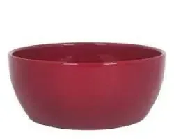 Schaal boule d26h14cm wijnrood Schaal boule d26h14cm wijnrood