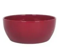 Schaal boule d26h14cm wijnrood - thumbnail