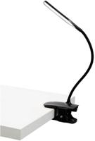 ALBA LED draadloze LED bureaulamp Clip, met klem, zwart - thumbnail