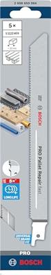 Bosch Accessoires PRO Pallet Repair fast S1122HFR zaagblad | 0 |9 x 19 x 225 mmm 5 stuks - 2608659064 Bosch Accessoires PRO Pallet Repair fast S1122HFR zaagblad | 0 |9 x 19 x 225 mmm 5 stuks - 2608659064