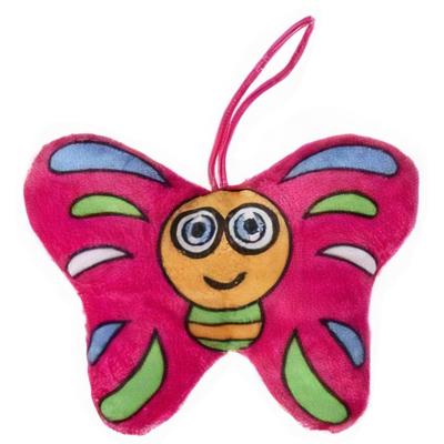 LG Imports knuffelvlinder meisjes 13 cm pluche fuchsia LG Imports knuffelvlinder meisjes 13 cm pluche fuchsia