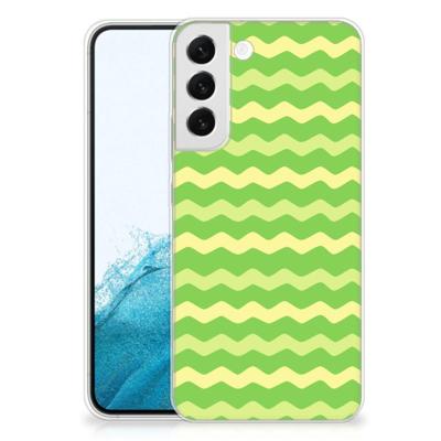 Samsung Galaxy S22 Plus | TPU bumper | Waves Green