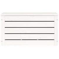 Opbergbox wit 59,5x36,5x33 cm massief grenenhout - thumbnail
