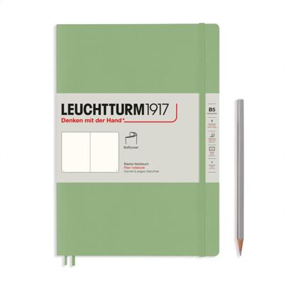 Leuchtturm Sage, Softcover, Composition (B5), 123 p., plain