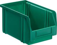 LA-KA-PE Magazijnbak | L230/200xB140xH130 mm | PS groen | 25 stuks - LK3 GRÜN LK3 GRÜN - thumbnail