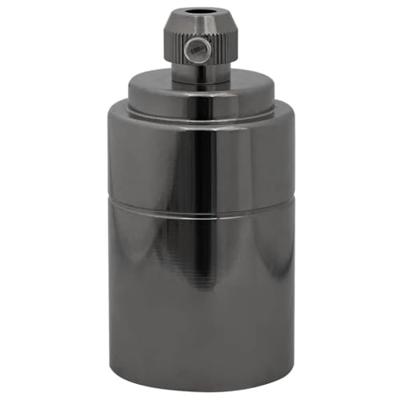 Lamphouders 2 st glanzend zwart E27 Lamphouders 2 st glanzend zwart E27