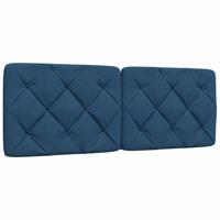 Bedframe zonder matras stof blauw 180x200 cm - thumbnail