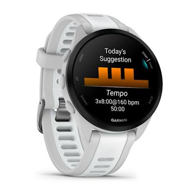Garmin Forerunner 165 Music 3,05 cm (1.2") AMOLED 43 mm Digitaal 390 x 390 Pixels Touchscreen Grijs GPS