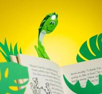 Mondikaarten Flexilight leeslamp dino groen - thumbnail