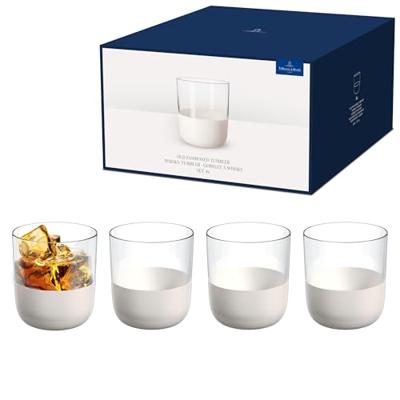 VILLEROY & BOCH - Manufacture Rock Blanc - Whiskeyglas 0,25l set/4