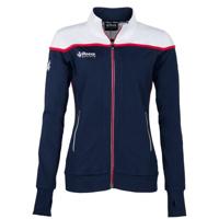 Reece 865610 Varsity Stretched Fit Jacket Full Zip Ladies - Navy-White - M - thumbnail