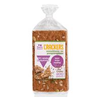 TastyBasics Less carb-high protein crackers zonnebl/pompoenpit 200 Gram - thumbnail