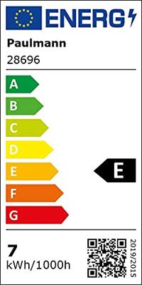 Paulmann 28696 LED-lamp Energielabel E (A - G) E27 7 W Warmwit (Ø x h) 60 mm x 106 mm 1 stuk(s) Paulmann 28696 LED-lamp Energielabel E (A - G) E27 7 W Warmwit (Ø x h) 60 mm x 106 mm 1 stuk(s)