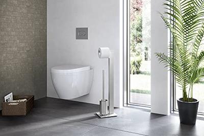 ZACK Atore Toiletbutler geborsteld RVS
