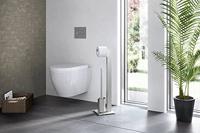 ZACK Atore Toiletbutler geborsteld RVS - thumbnail