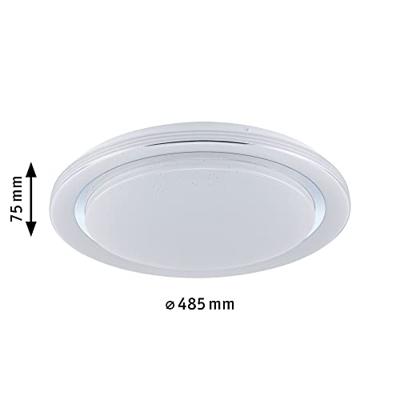 Paulmann 70547 Rainbow LED-plafondlamp LED LED 38.50 W Chroom, Wit Paulmann 70547 Rainbow LED-plafondlamp LED LED 38.50 W Chroom, Wit