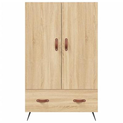 Hoge kast 69,5x31x115 cm bewerkt hout sonoma eikenkleurig