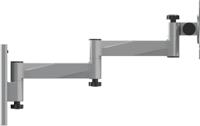 SpeaKa Professional SP-WMM-202 Monitor-wandbeugel 1-voudig 33,0 cm (13) - 76,2 cm (30) Zilver Kantelbaar, Zwenkbaar - thumbnail