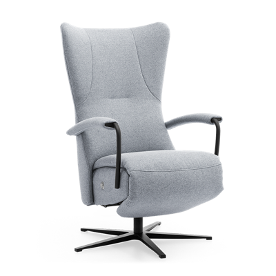 Relaxstoel C-101 Lichtblauw Stof