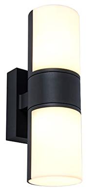 Lutec CYRA 5198101012 LED-buitenlamp (wand) 15 W Mat zwart