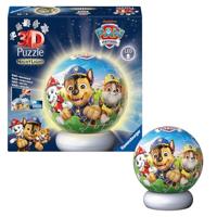 Ravensburger - paw patrol - 3d puzzle-ball nachtlicht - 73 stukjes - thumbnail
