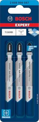 Bosch Accessories 2608900567 Expert Soft Tile Clean T 150 RD, decoupeerzaagblad, 3 stuks 3 stuk(s) - thumbnail