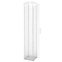 3-delige Schanskorfset 25x25x150 cm gegalvaniseerd draad - thumbnail