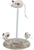 TRIXIE MUIZEN OP SPIRAALVEREN PLUCHE MET CATNIP 22X15X15 CM 2 ST - thumbnail