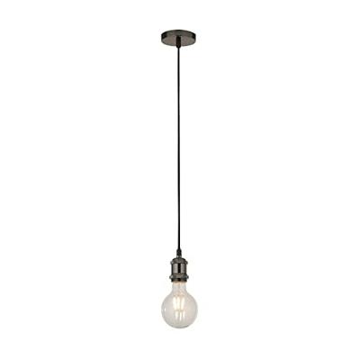 Searchlight Landelijke pendelSuspi zwart chroom - 7461BC