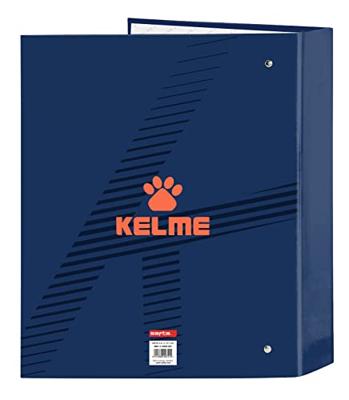Ringmap Kelme Navy blue Oranje Marineblauw A4 (27 x 33 x 6 cm)