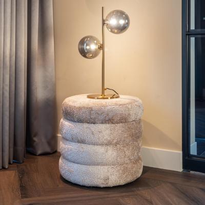 Richmond Poef 'Adele' Met opbergruimte, Sheep, kleur Naturel