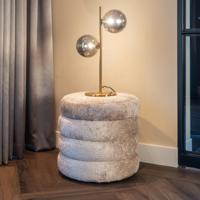 Richmond Poef 'Adele' Met opbergruimte, Sheep, kleur Naturel - thumbnail