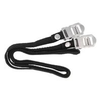 CONTEC toeclip-riemen "nylon strap" ct pedalstrap nylon nylon black 2pcs - thumbnail