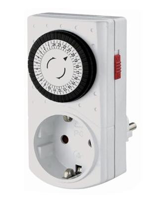 Bachmann 852.104 Schakelklok Analoog Dagprogramma 3680 W IP20 Continubedrijf