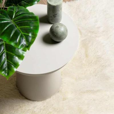 Hoogpolig vloerkleed NAVARRA 120x170 cm polyester crmekleurig Hoogpolig vloerkleed NAVARRA 120x170 cm polyester crmekleurig