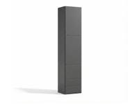 Kledingkast antraciet 50 cm voor bij opklapbed 228 cm - thumbnail