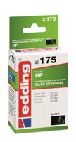 Edding Inktcartridge vervangt HP 56, C6656A Compatibel Zwart EDD-175 18-175 - thumbnail