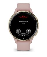 Garmin Venu 3S 3,05 cm (1.2") AMOLED 41 mm Digitaal 390 x 390 Pixels Touchscreen Goud, Roze Wifi GPS - thumbnail
