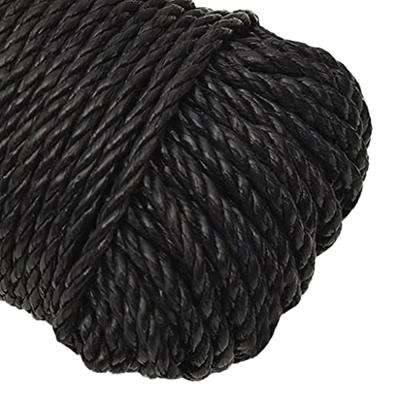 Werktouw 6 mm 50 m polypropeen zwart