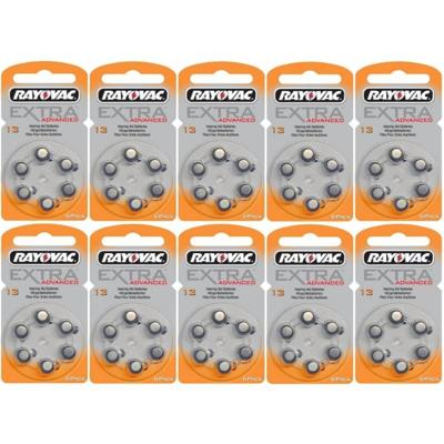 Rayovac gehoorapparaat batterijen - Type 13 - 10 x 6 stuks