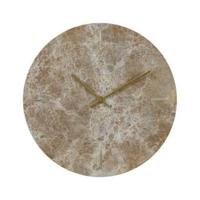 Light & Living Klok 'Moreno' 43cm, Marmer, kleur Bruin - thumbnail
